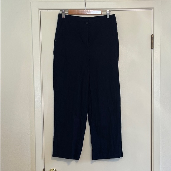 Calvin Klein Pants - Calvin Klein Linen and Cotton Navy Pants